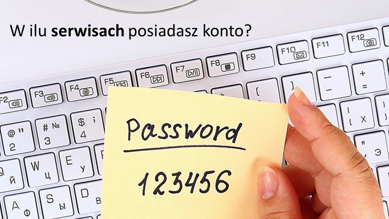 W ilu serwisach posiadasz konto